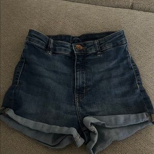 H&M Dark Blue Jean Shorts
